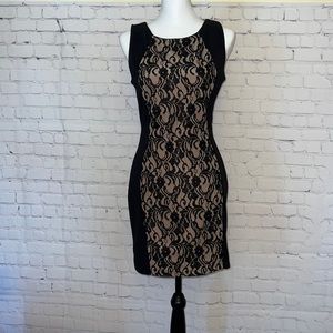 LBD Black Lace Bodycon Dress by Crystal Doll size 5